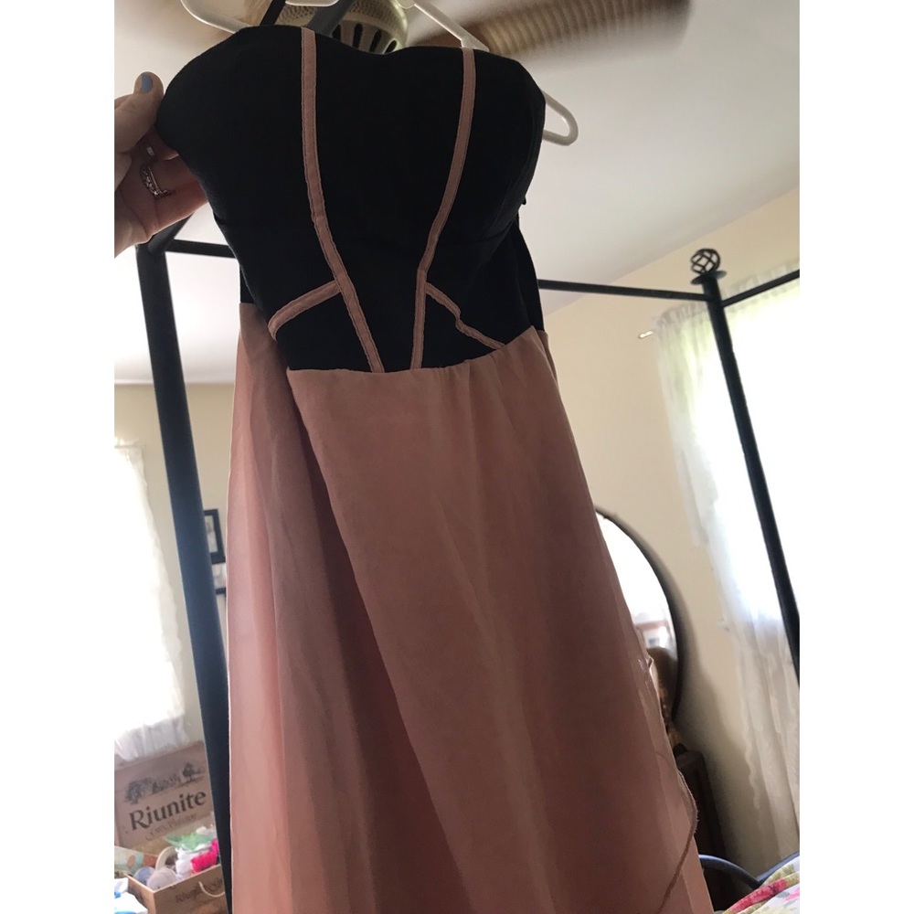 Charlotte Russe Hi Low Strapless Dress